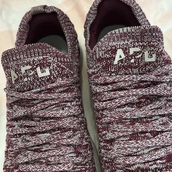 APL Maroon Knit Sneakers - Picture 7 of 8